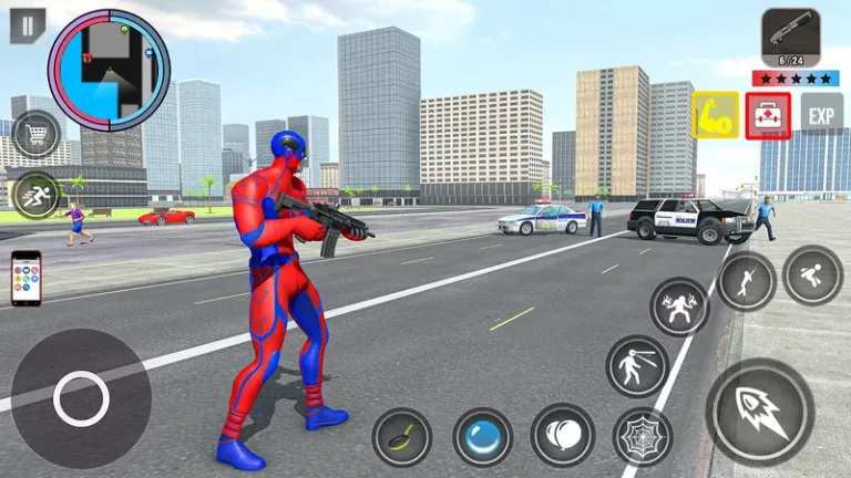 Rope Action City Fighting Game3