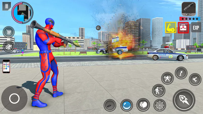 دانلود بازی Rope Action City Fighting Game برای اندروید