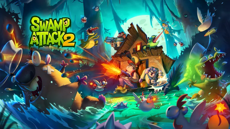 دانلود بازی Swamp Attack 2 نسخه مود شده 
