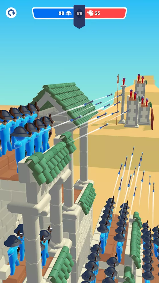 Archery Bastions Castle War1