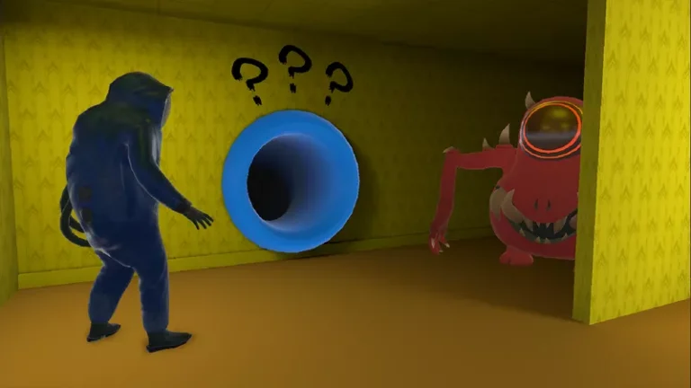 Hide in The Backrooms Nextbots3